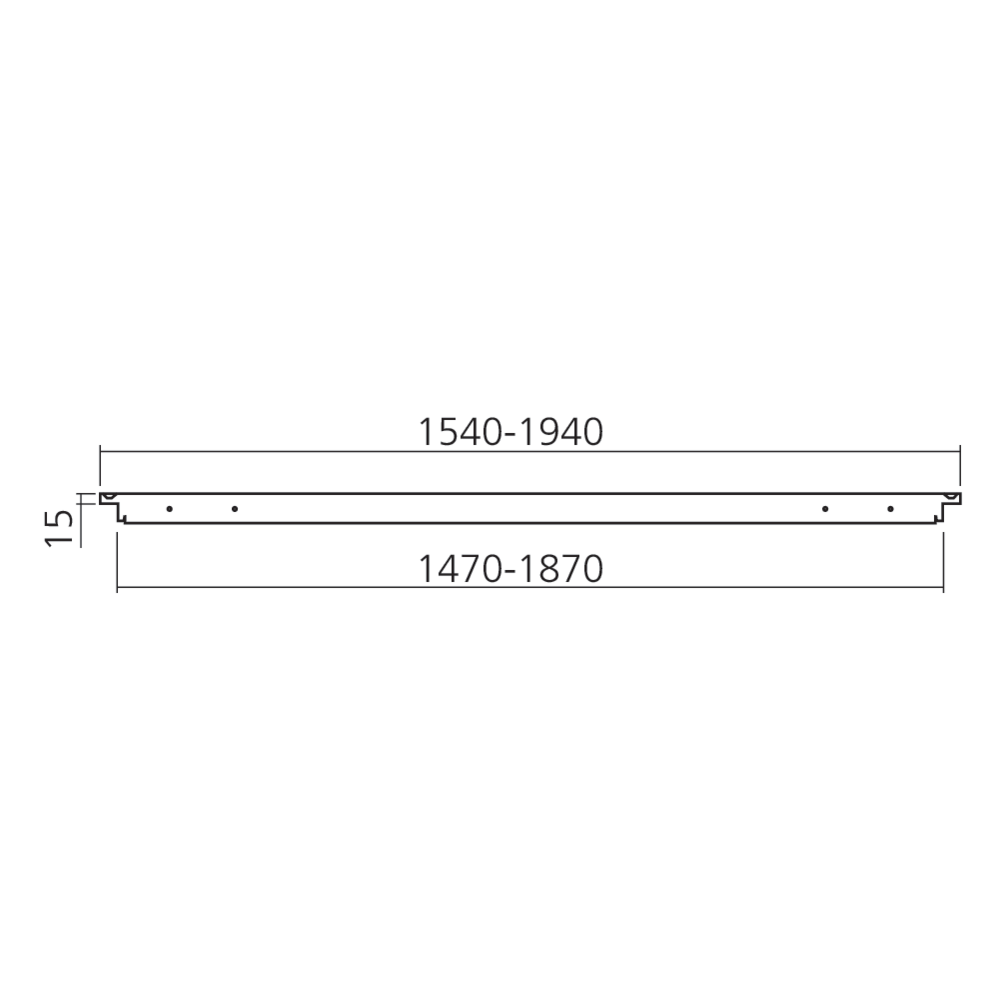 Paire de traverses Seventy