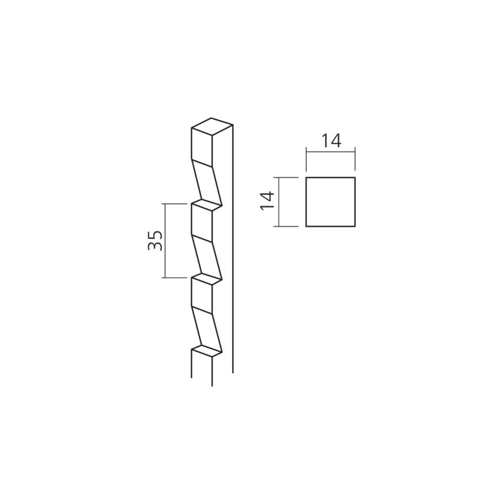Crémaillère bois
