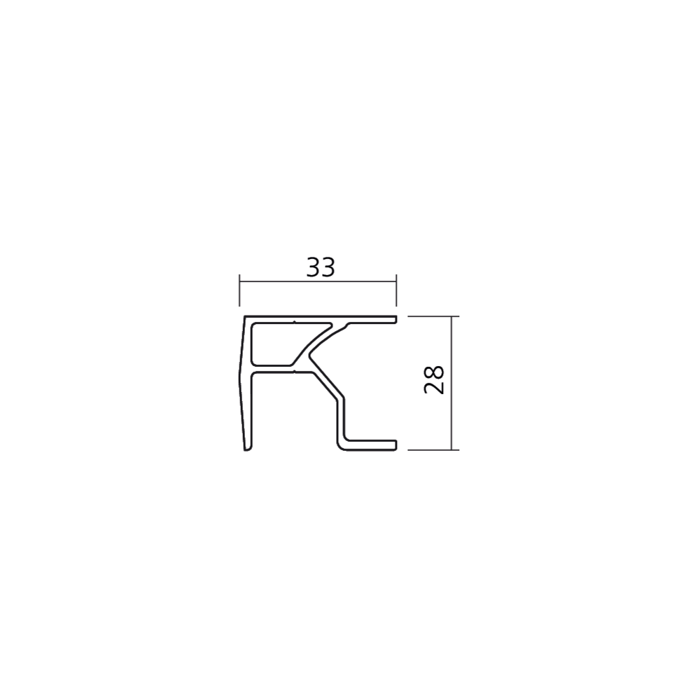 Rail haut PS23