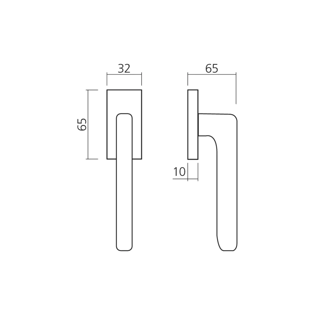 Poignée de fenêtre LOGGIC