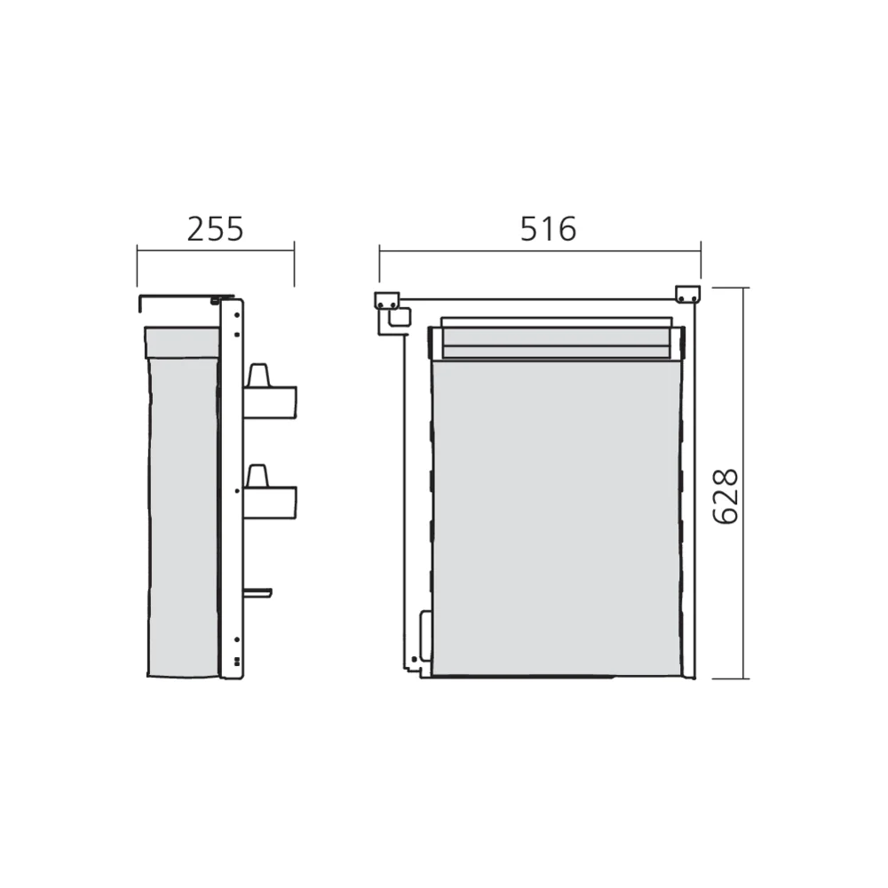 Ensemble coulissant pour tiroir SOUS-CHEF ONE pain-bouteille