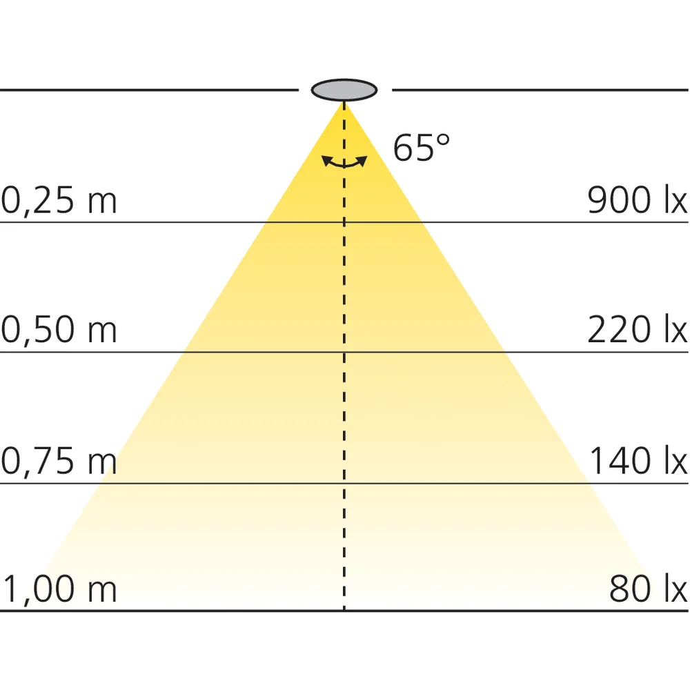 Spot LED 230 V Ø58 mm dimmable