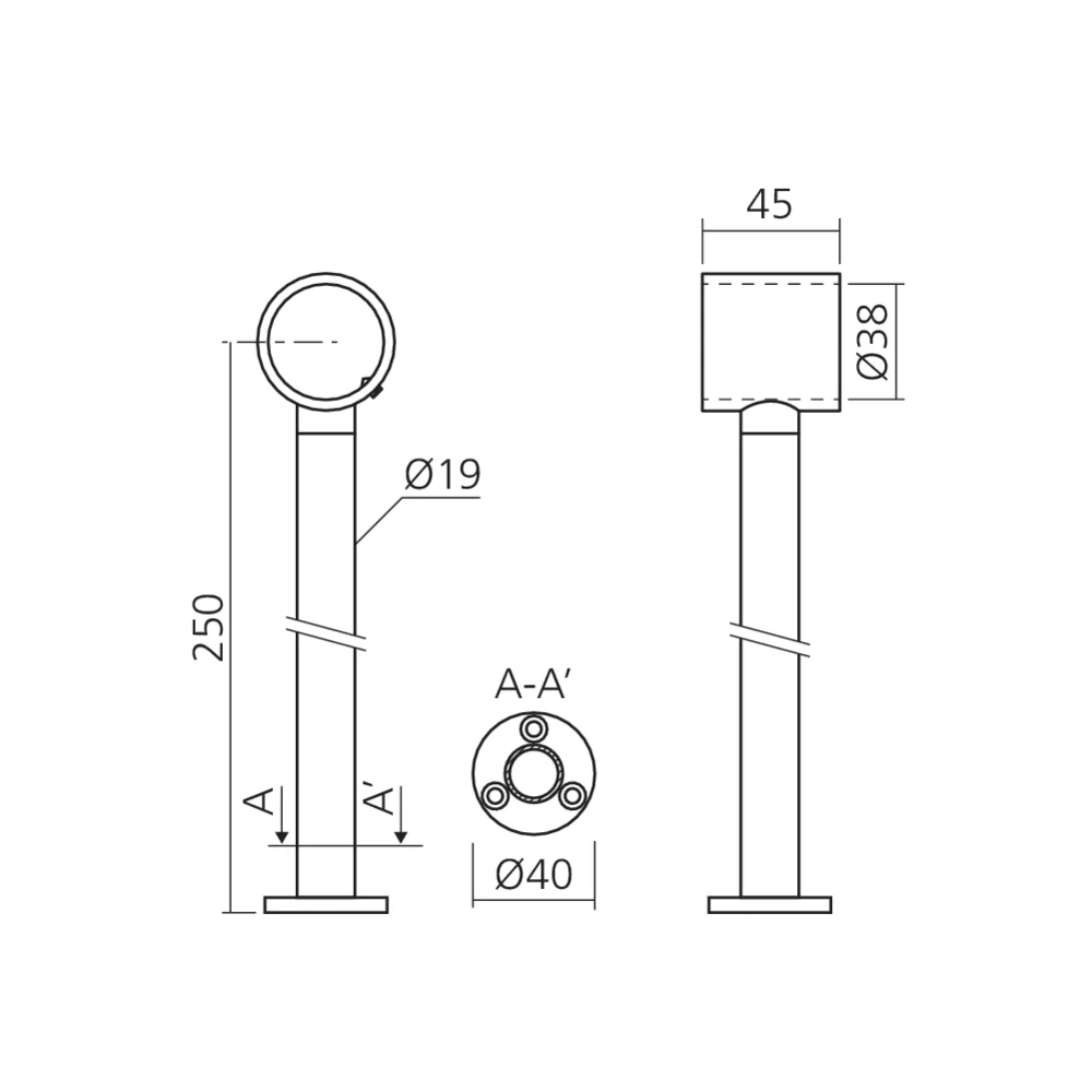 Support intermédiaire droit