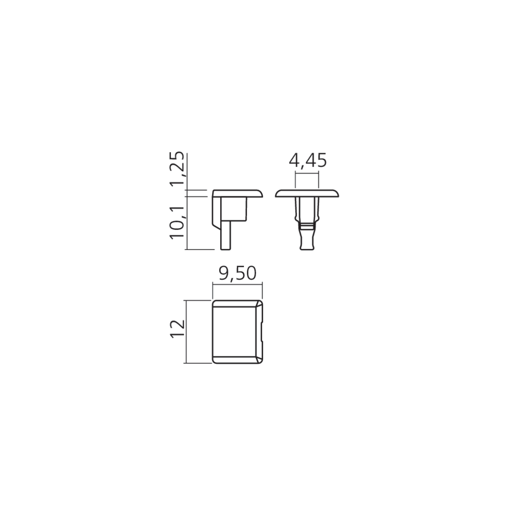 Cache pour ferrure ONE