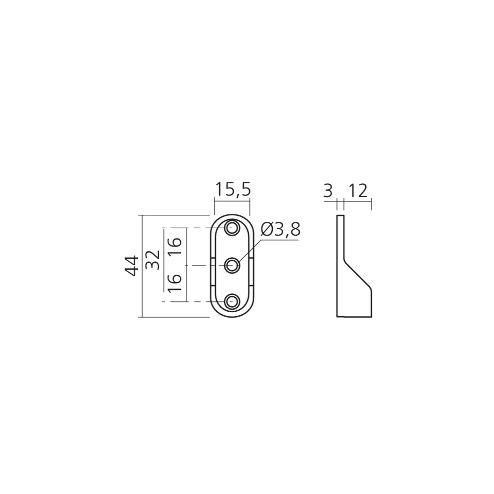 Support tube d'extrémité