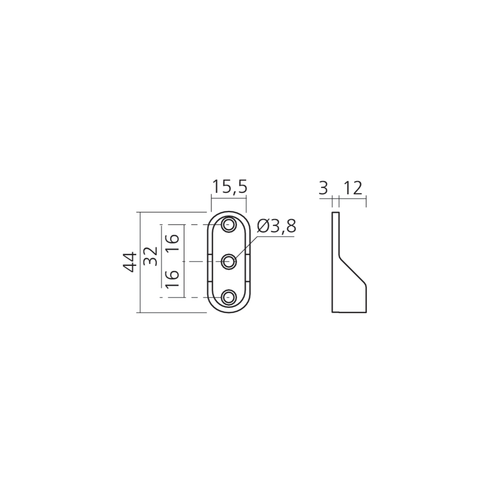 Support tube d'extrémité