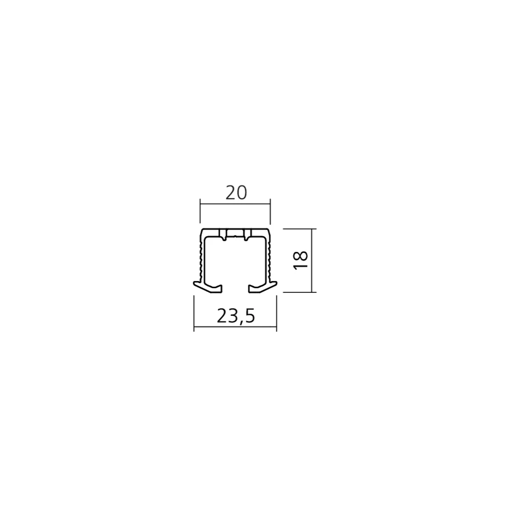 Rail haut Clipo 26/36