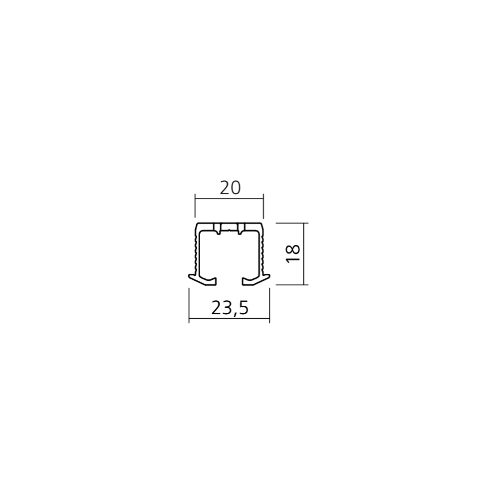 Rail haut Clipo 26/36