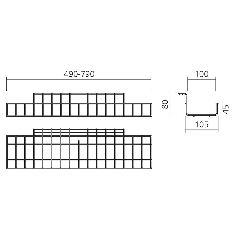 Goulotte passe-câbles