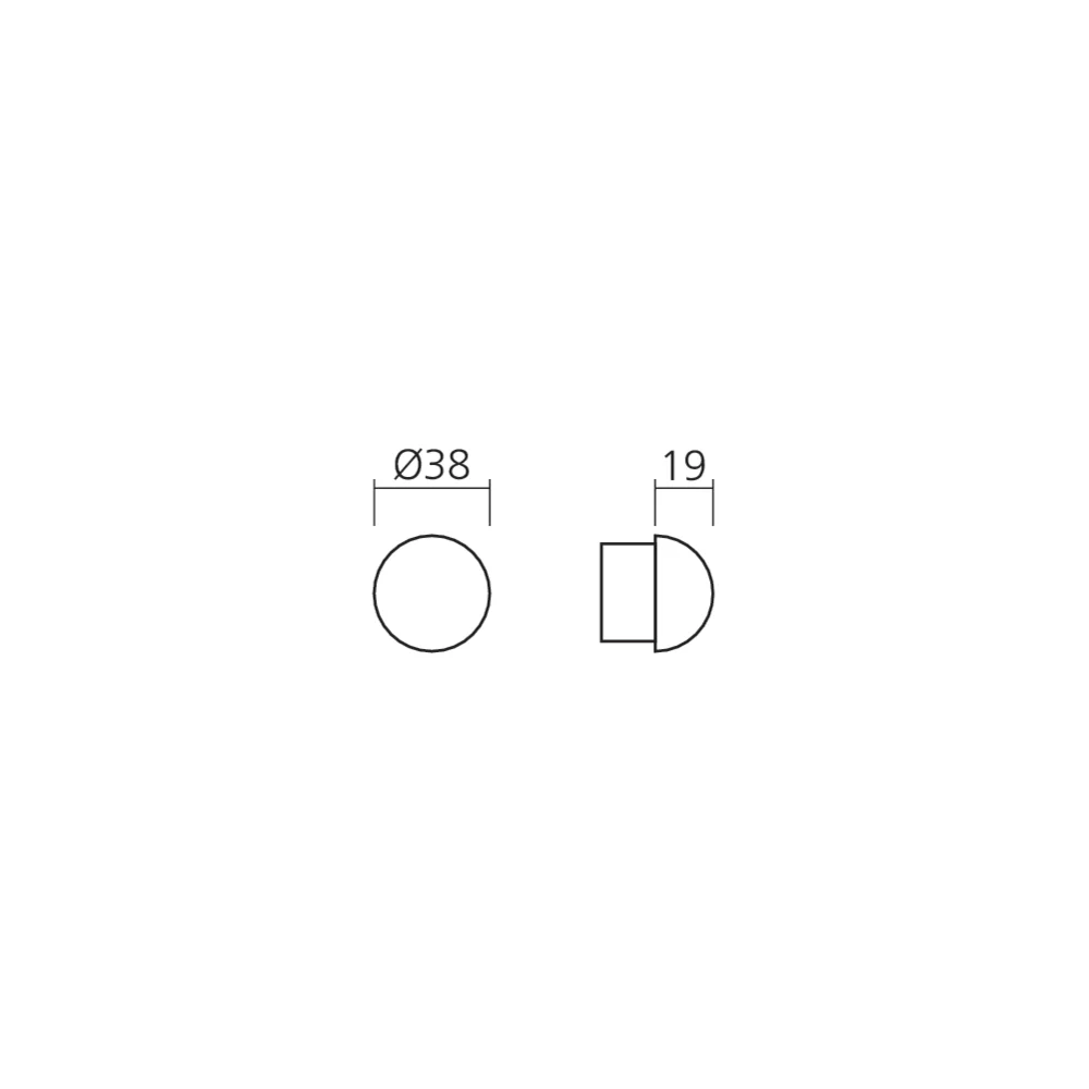 Embout hémisphérique