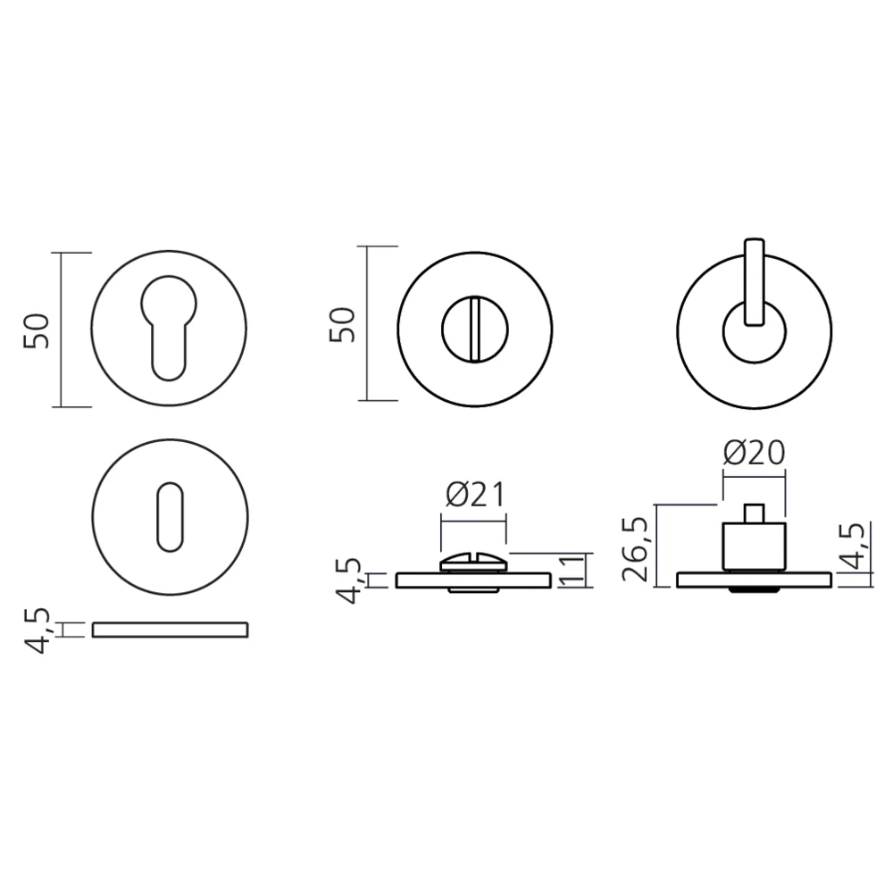 Rosaces TIMELESS "Less is fine®"