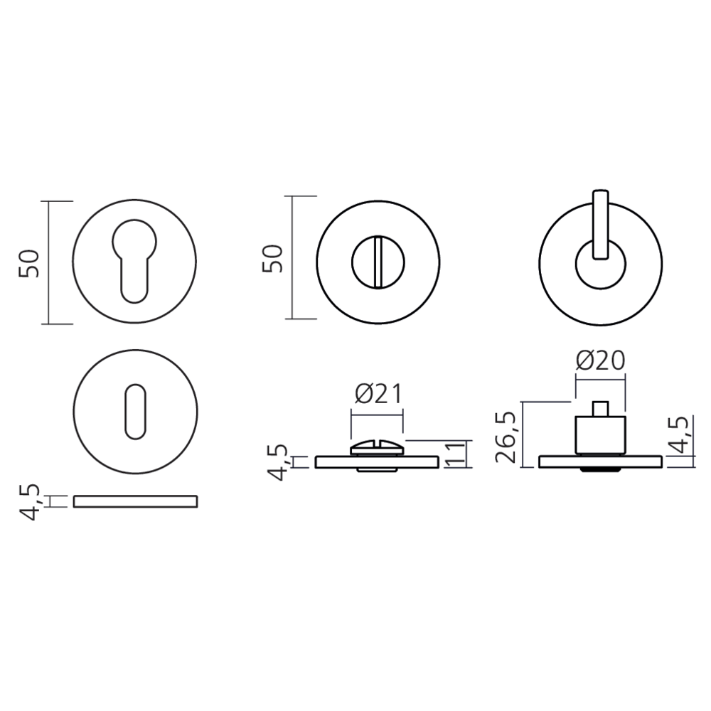 Rosaces TIMELESS "Less is fine®"