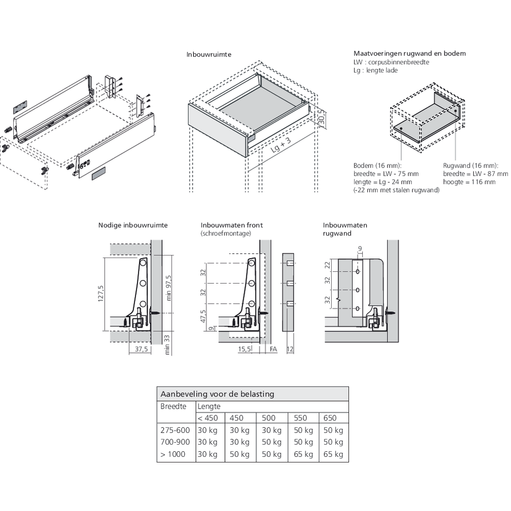 TANDEMBOX hauteur K