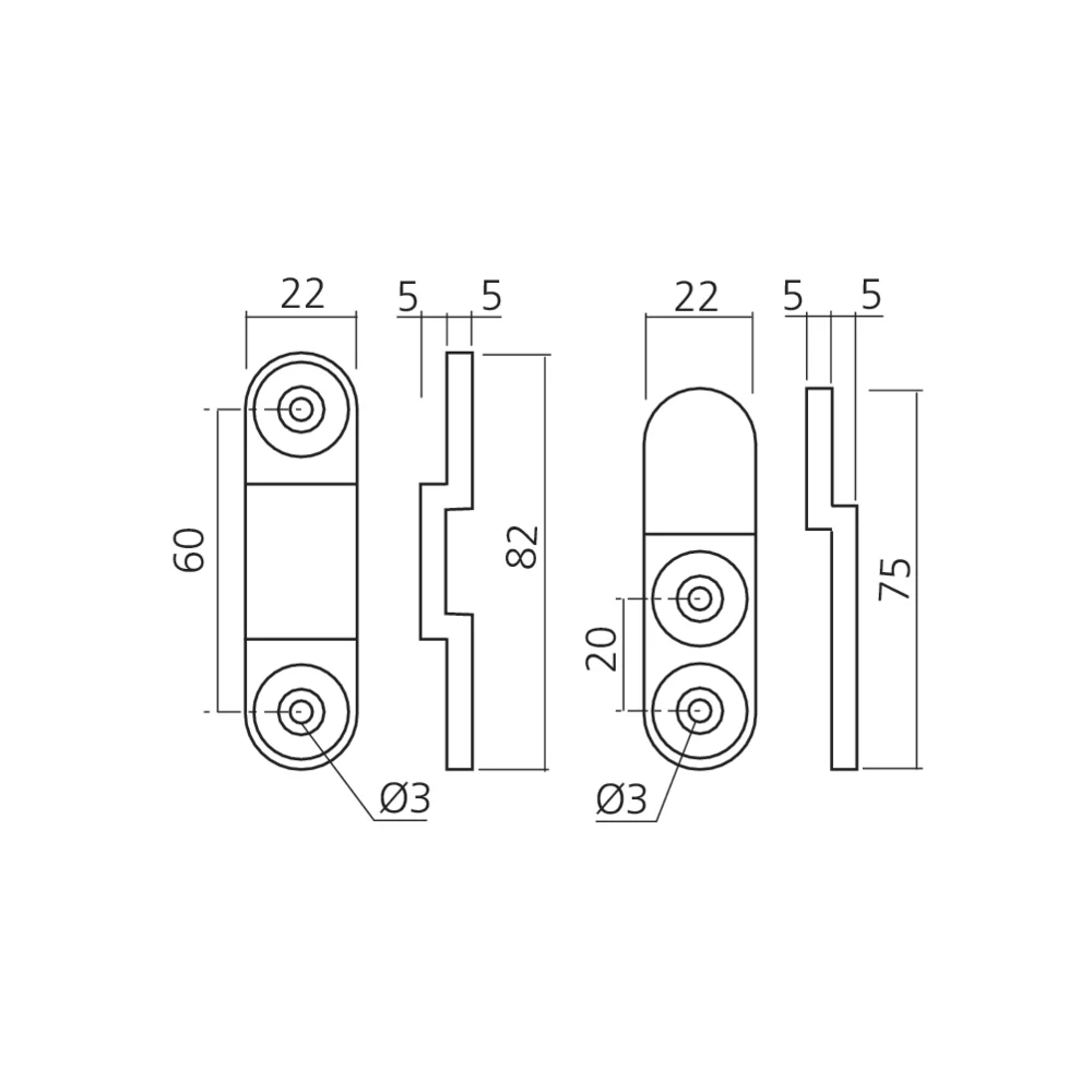 Ferrure d'assemblage