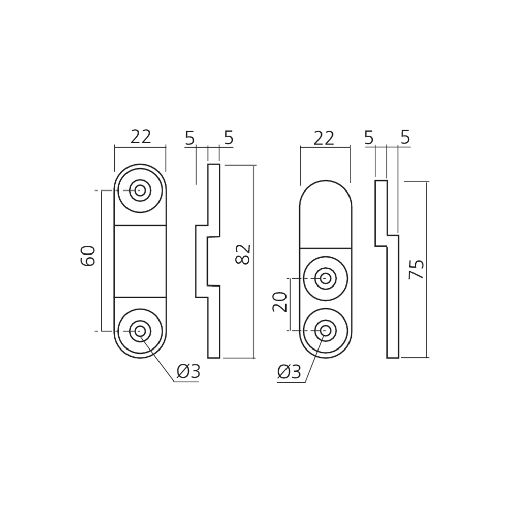 Ferrure d'assemblage