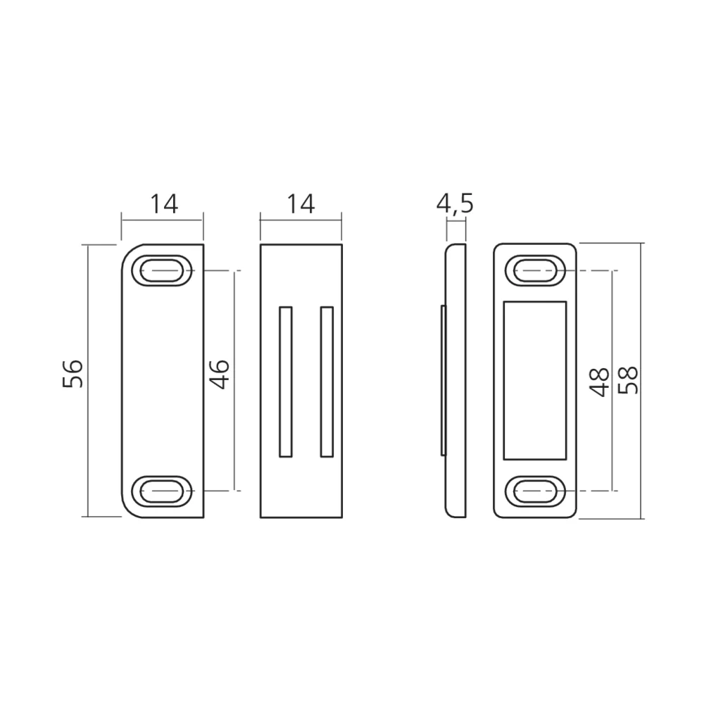 Loqueteau magnétique RALLY 6