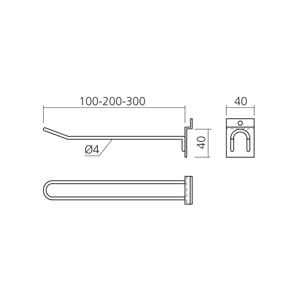 Crochet double chromé