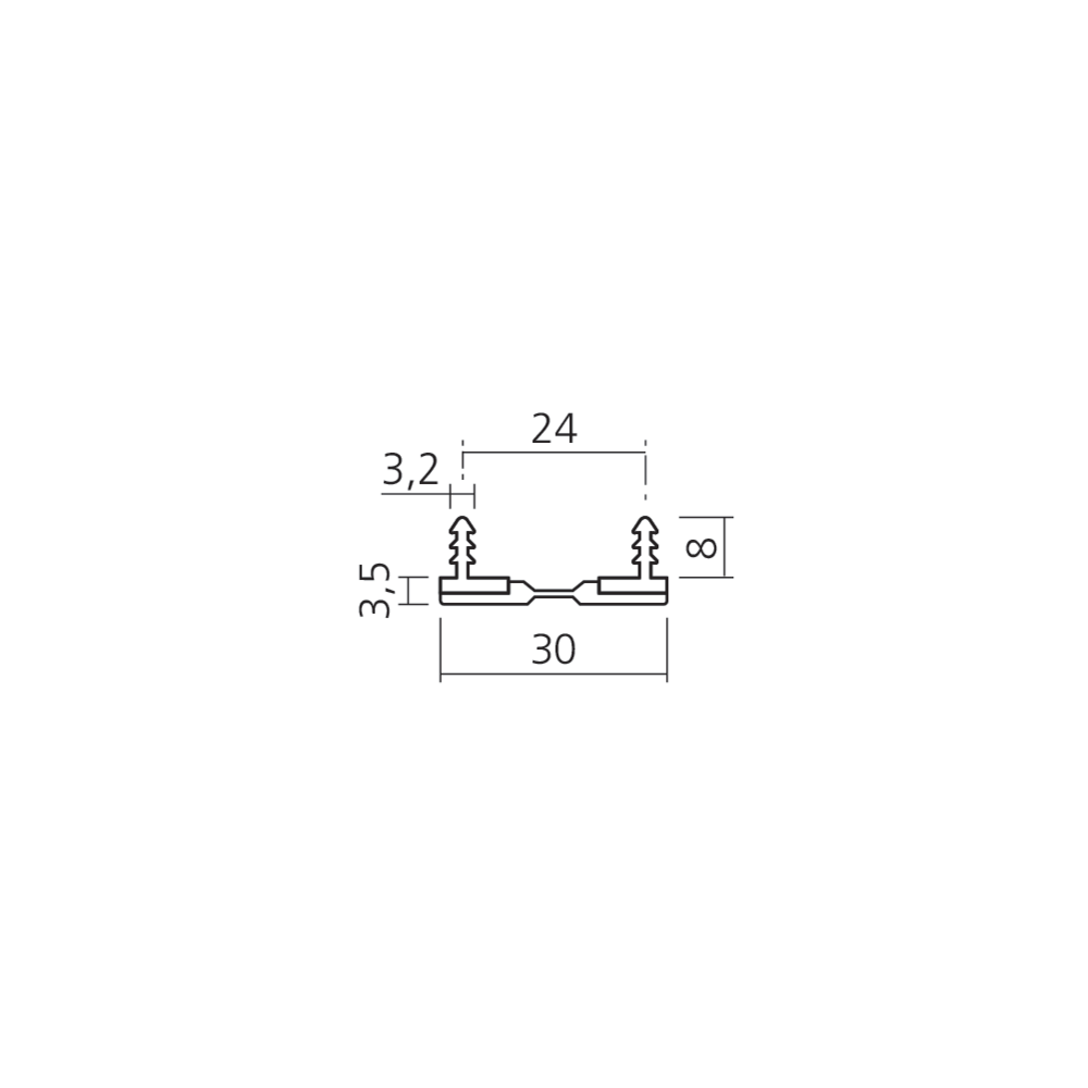 Profil de finition PS11