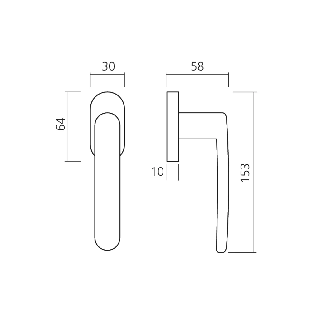 Poignée de fenêtre TENDENZA