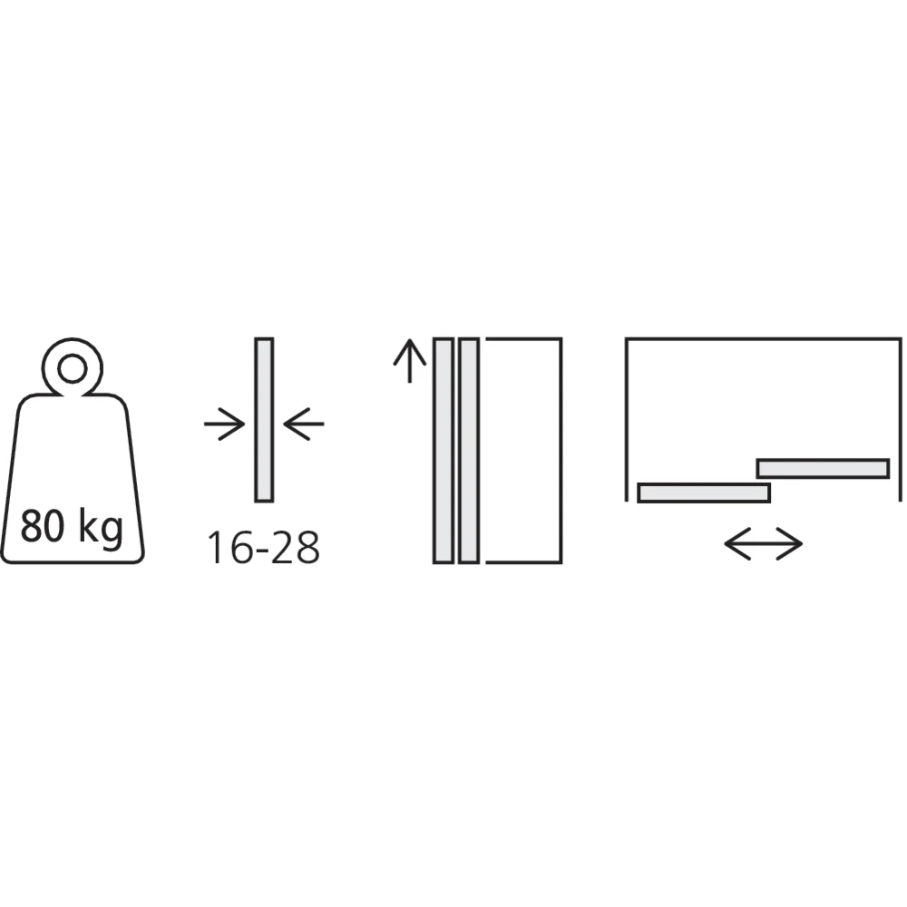 Garniture porte intérieure PS48