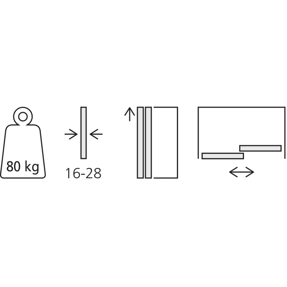 Garniture porte intérieure PS48