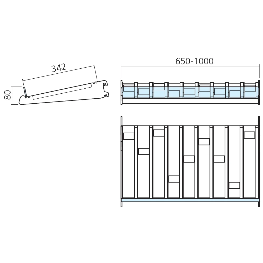 Présentoir paquets de cigarettes