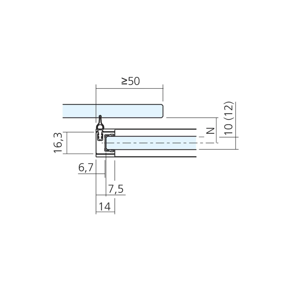 Joint d'étanchéité vertical