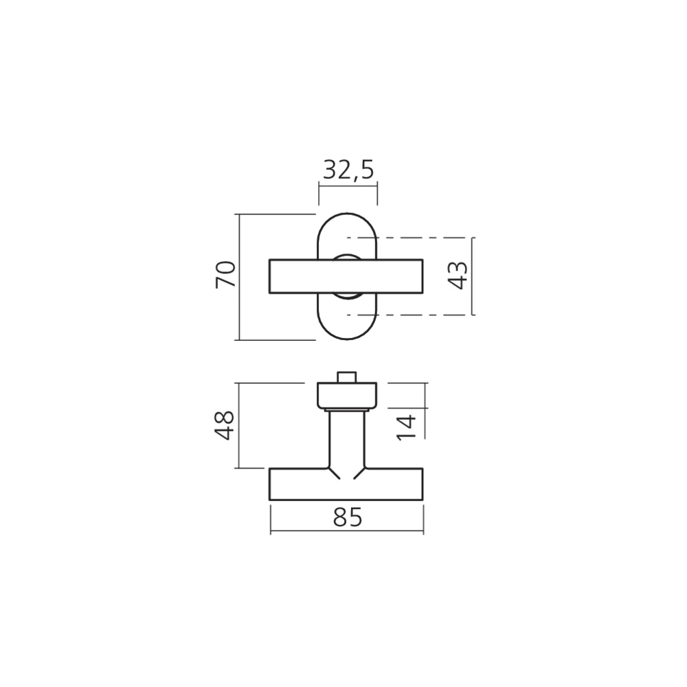 Poignée de fenêtre 3499