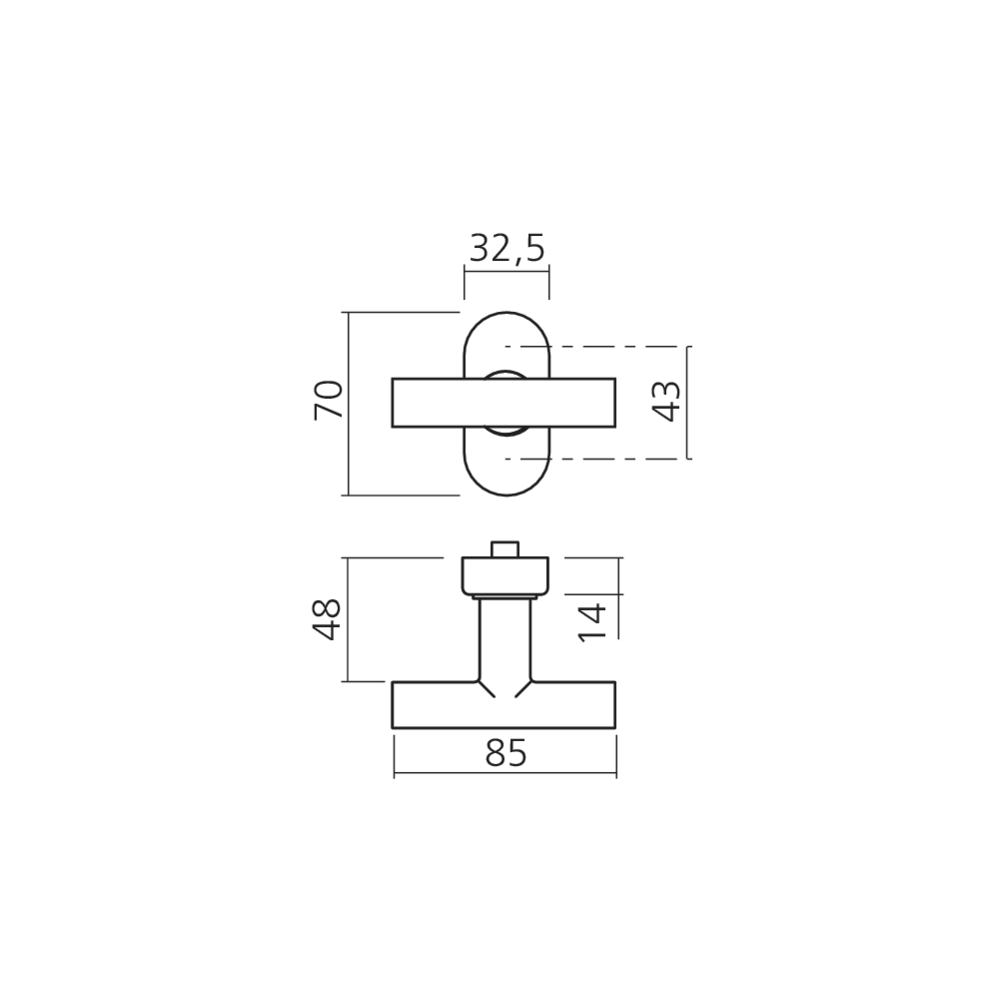 Poignée de fenêtre 3499