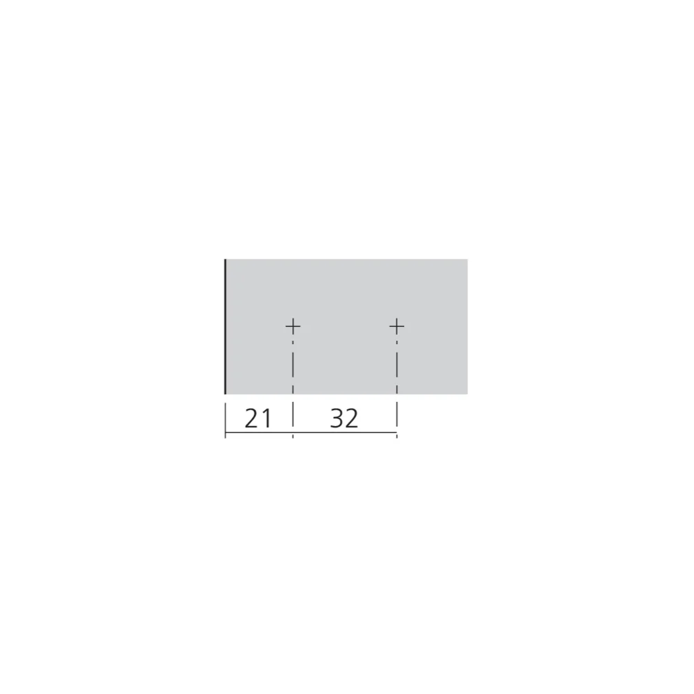 Embase droite Titanium à visser