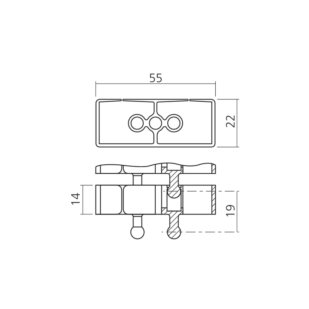 Guide-câbles vertical EASY