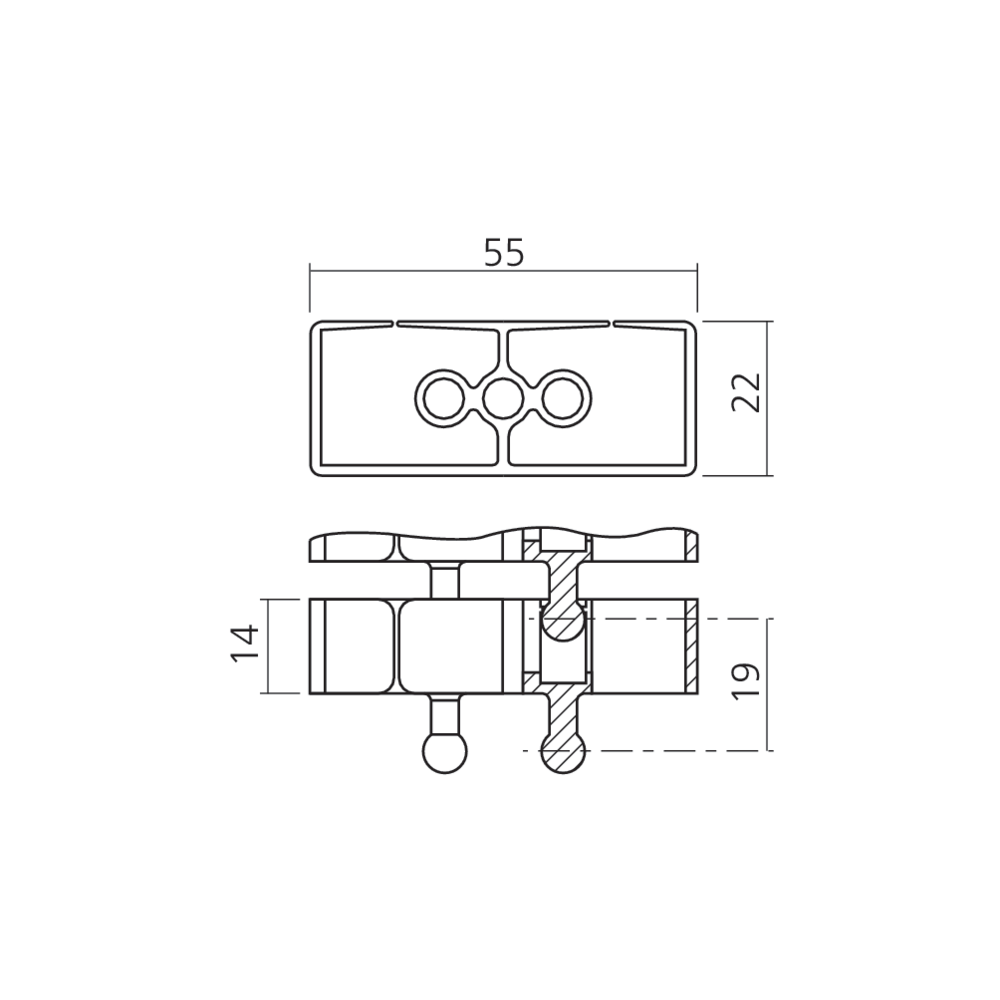 Guide-câbles vertical EASY