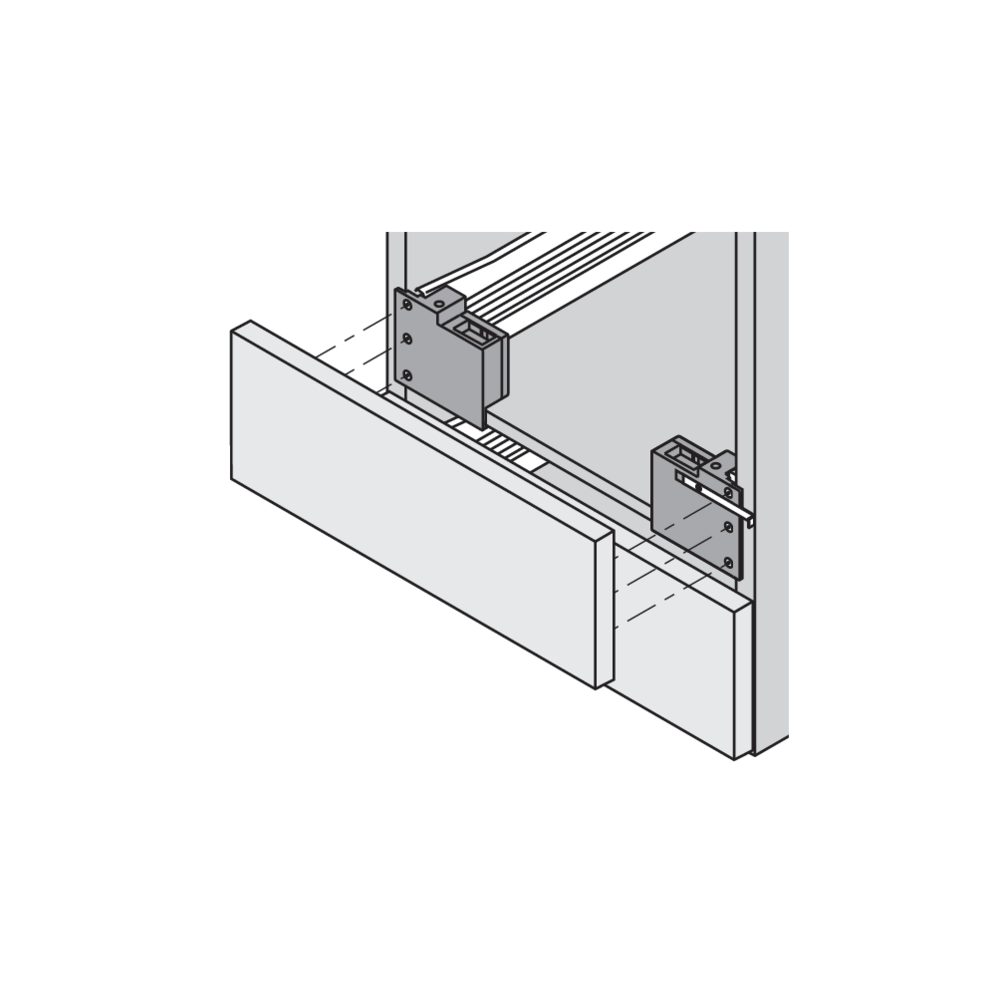 Pointeur attache façade METABOX