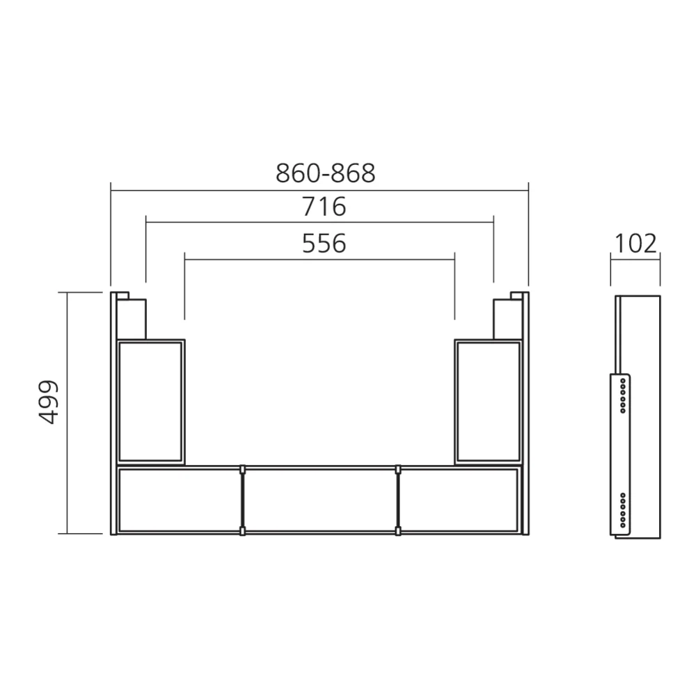 Set sous-évier pour tiroir LÉGRABOX