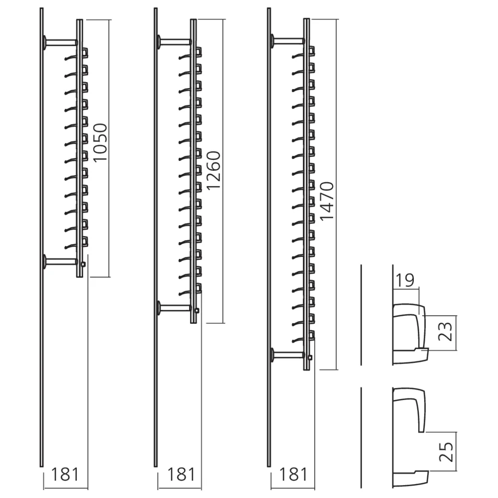 Colonne Mino à clé
