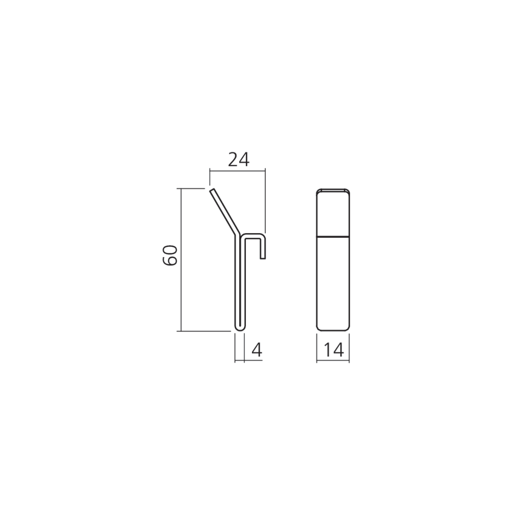 Crochet pour panneau K-Concept