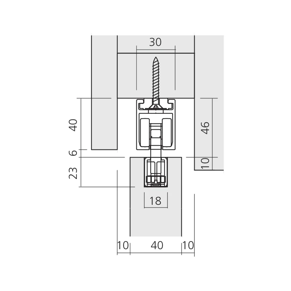 Set pour PORTA 60/100 HMT Pocket