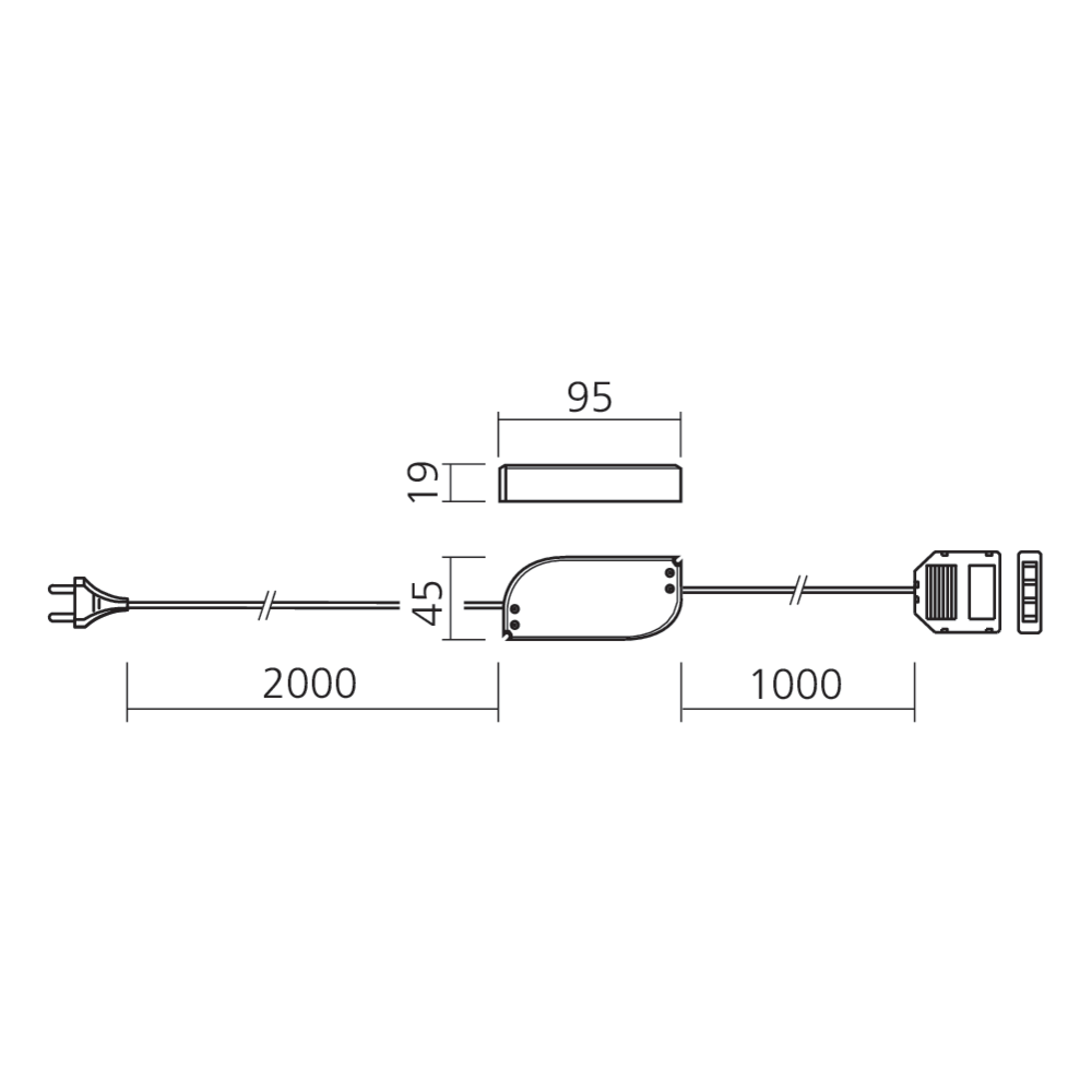 Transformateur 12 V - 8 W