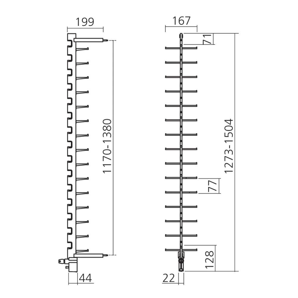 Colonne Alumina à clé