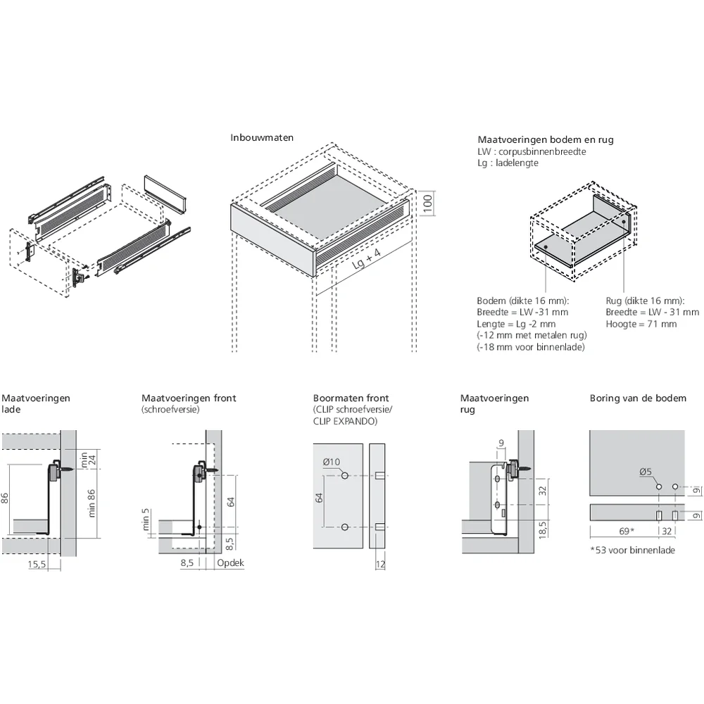 METABOX 320M hauteur 86 sortie simple