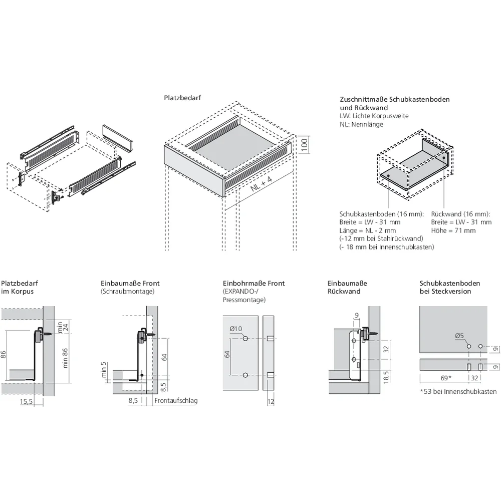 METABOX 320M hauteur 86 sortie simple