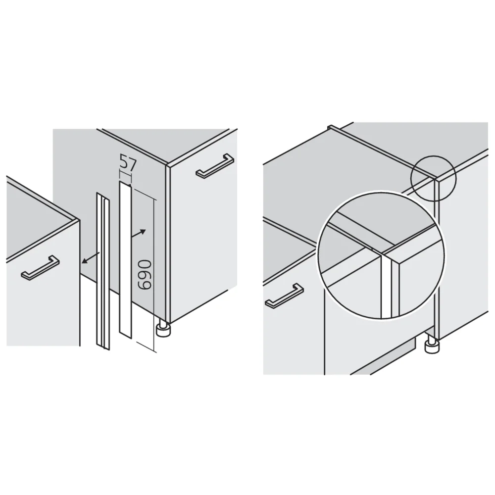 Profil de protection lave-vaisselle