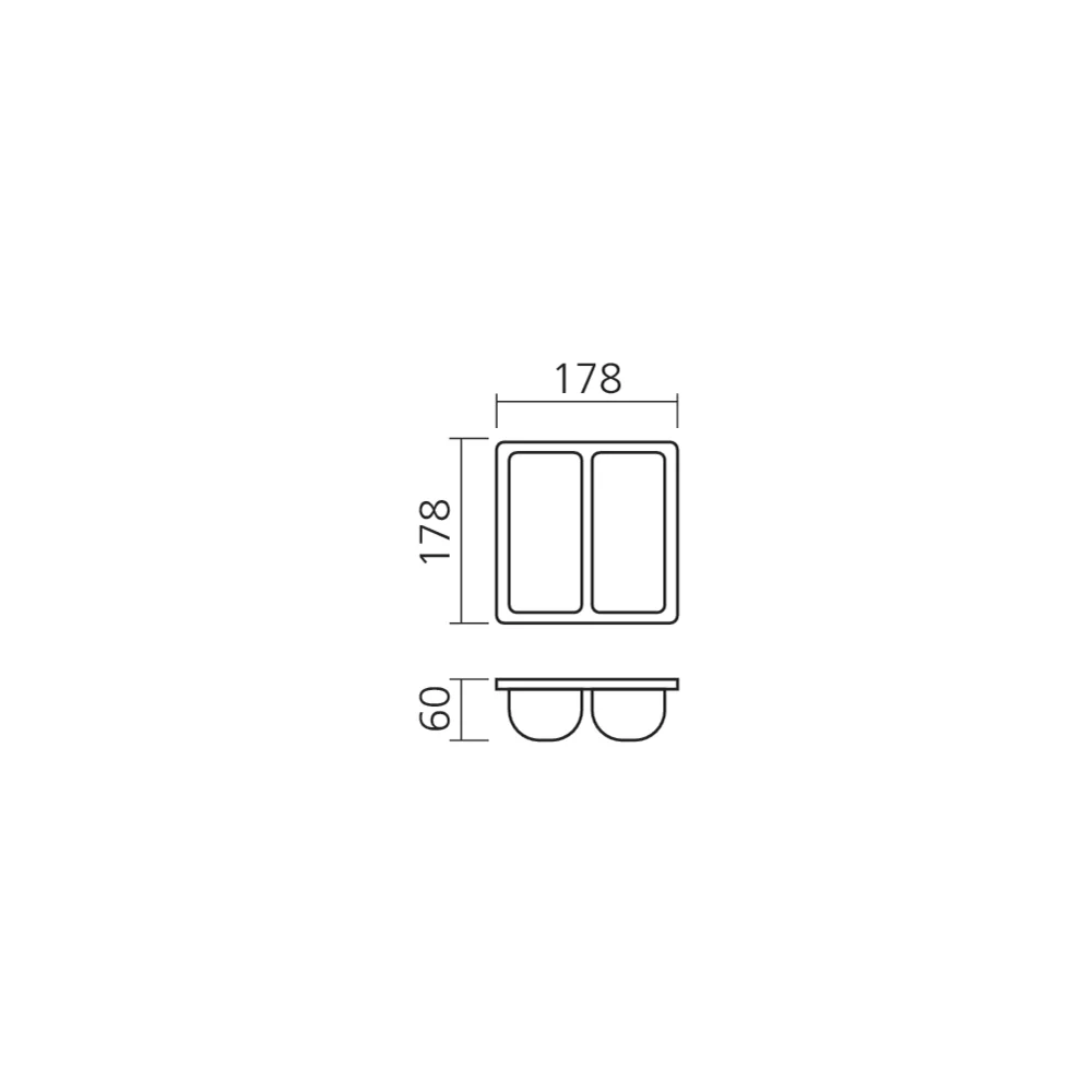 Bac pour range-couverts