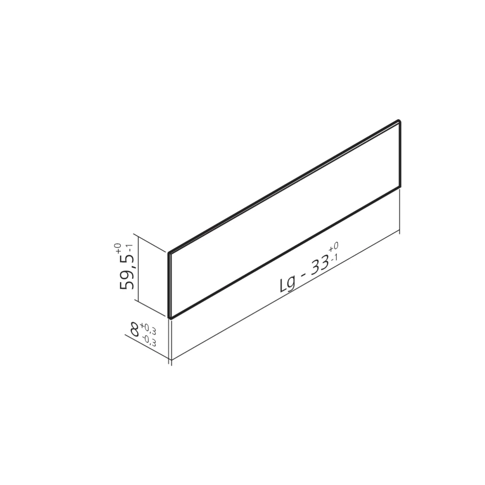 Insert métallique hauteur C