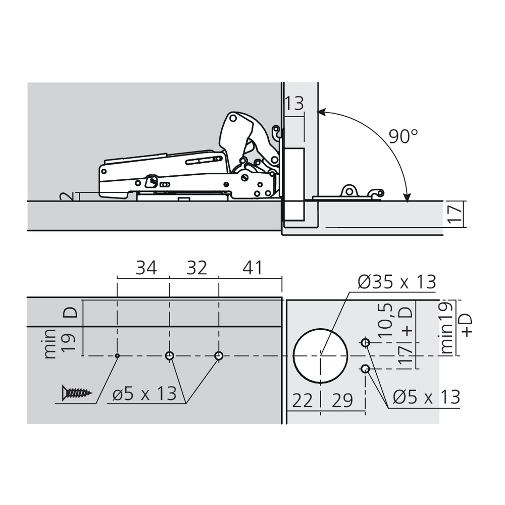 Set pour abattant PACTA