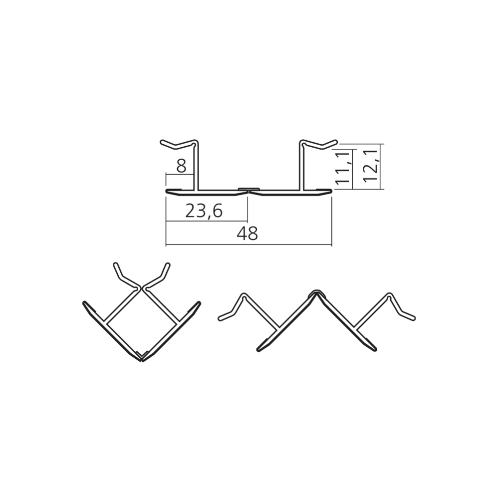 Angle variable 90°/180°