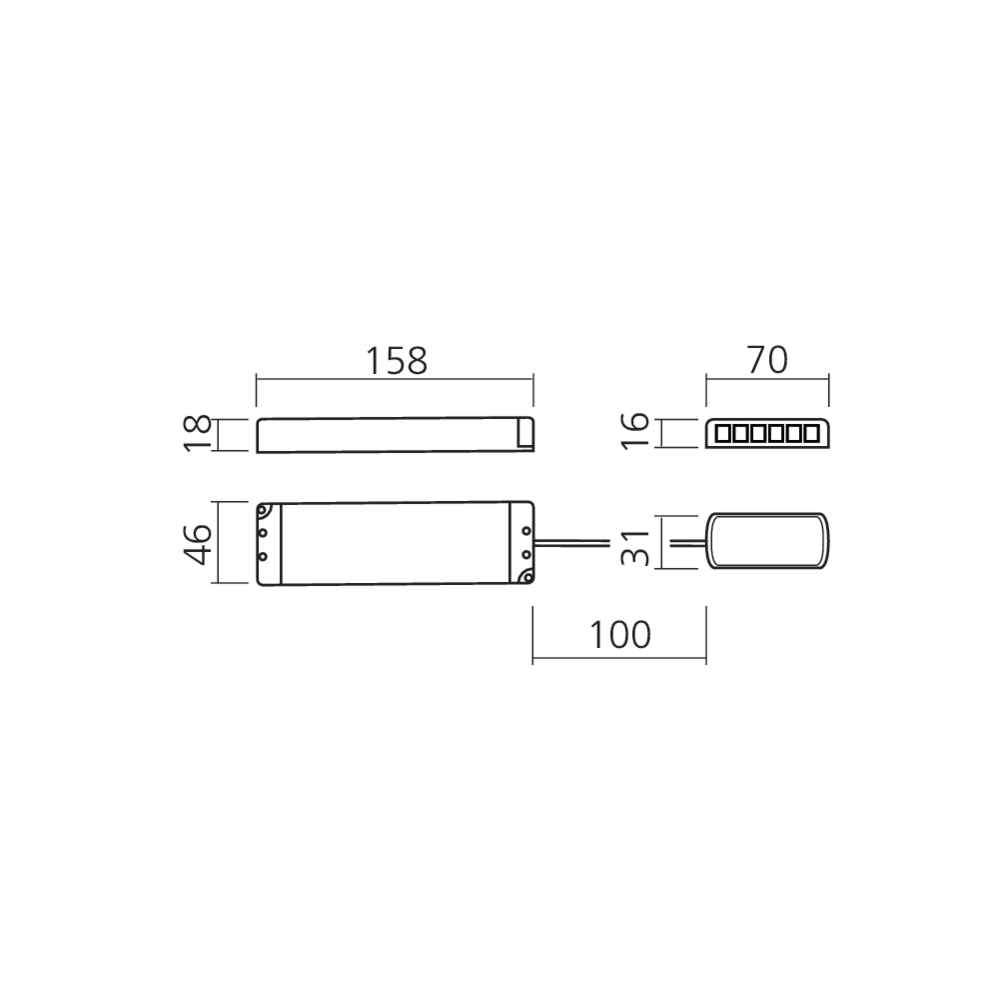 Transformateur pour variateur 24 V - 30 W
