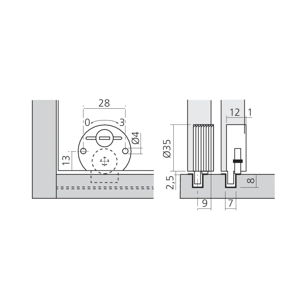 Roulette bas T2008/2009
