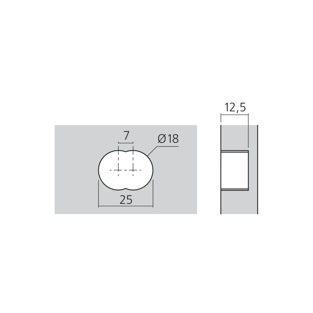 Insert pour ferrure VERTIGO