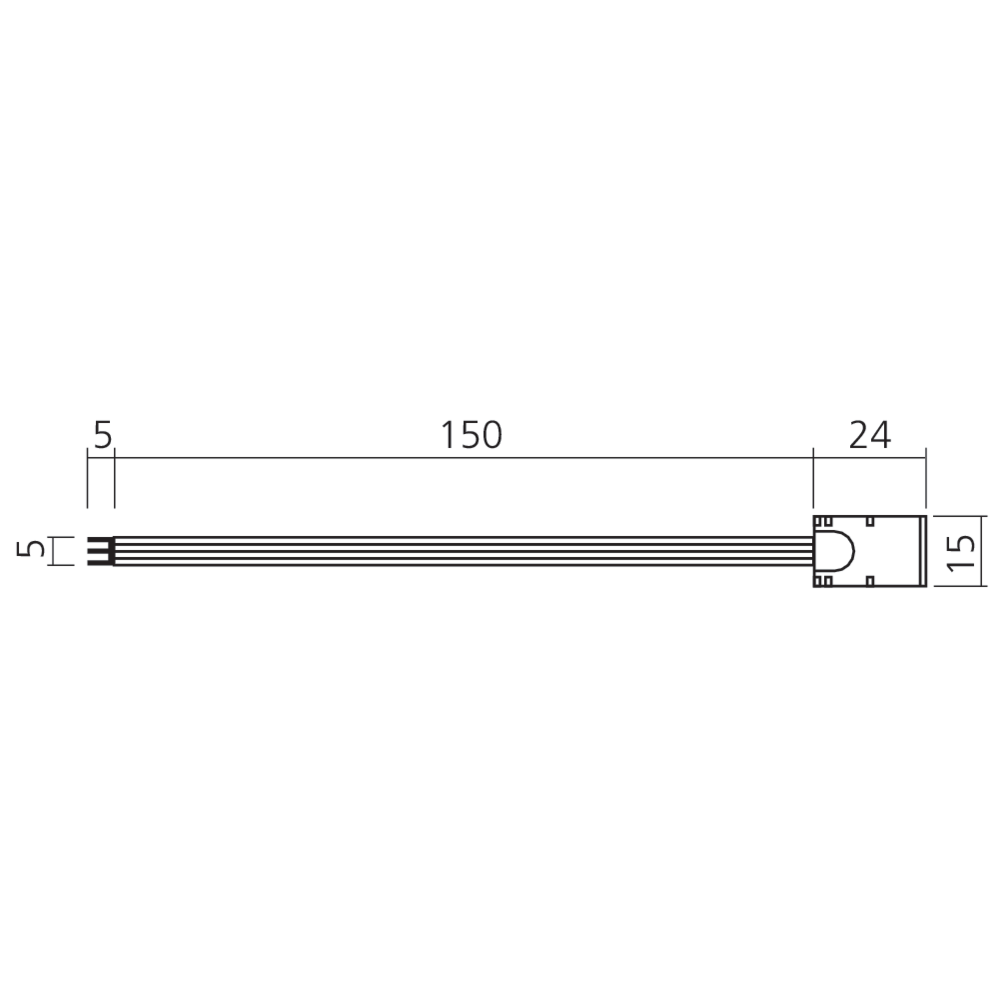 Fil de connexion rapide pour bande RGB